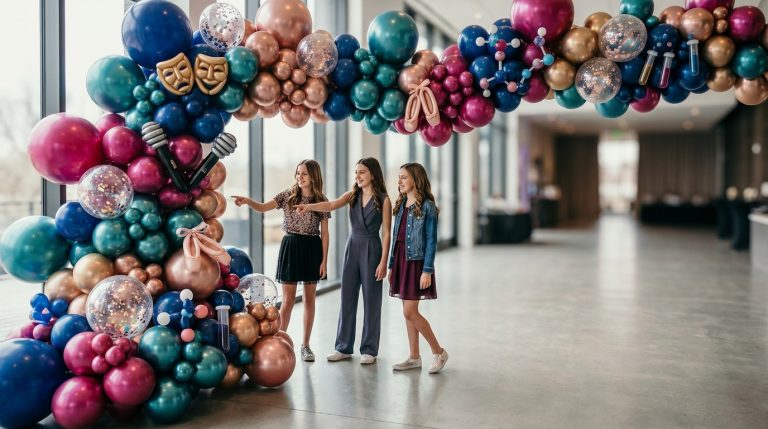 מהבמה ועד המעבדה: איך מתרגמים את התחביבים של הנערה לקונספט בלונים ייחודי לבת מצווה